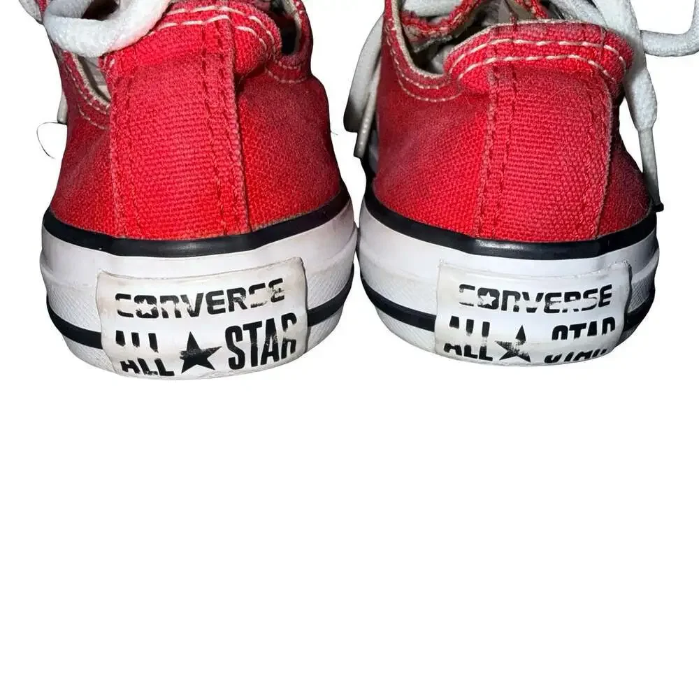 Converse Kids Chuck Taylor All Star Low Top Red Sneakers 3J236